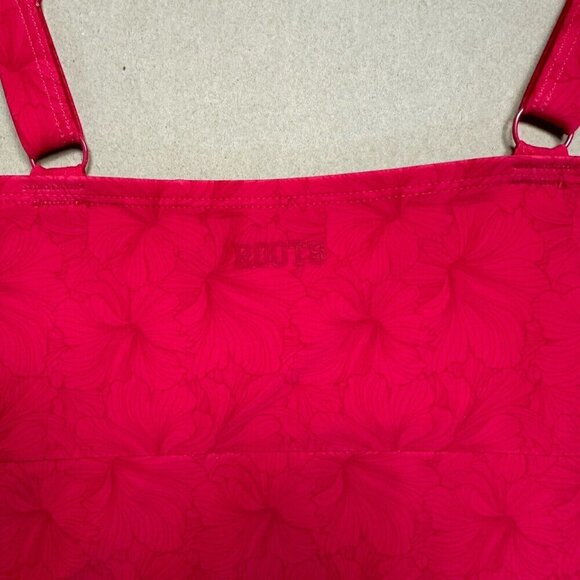 Roots One Piece Bathing Suit Size 16 Pink Swim - Picture 5 of 6